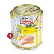 Mac's Cat konzerva Mono Sensitive krůta a mrkev 400 g Mac's Cat konzerva Mono Sensitive krůta a mrkev 400 g