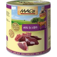 Mac's Cat konzerva srdce a játra 800 g Mac's Cat konzerva srdce a játra 800 g