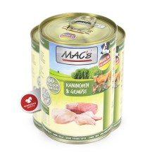 Mac's Dog konzerva králík a zelenina 400 g