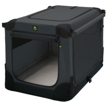 Maelson skládací přepravka černo/antracitová 62 cm