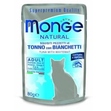 Monge Cat Natural kapsička tuňák a sleď v želé 80 g
