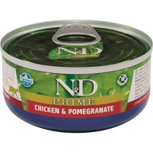 N&D Cat Prime konzerva Adult Chicken & Pomegranate 70 g 