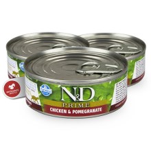N&D Cat Prime konzerva Adult Chicken & Pomegranate 80 g 