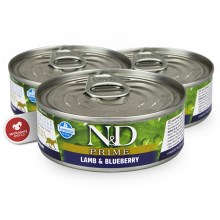 N&D Cat Prime konzerva Adult Lamb & Blueberry 80 g