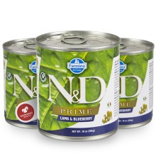 N&D Dog Prime konzerva Adult Lamb & Blueberry 285 g SET 1+1 ZDARMA