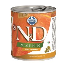 N&D Dog Pumpkin konzerva Adult Duck & Pumpkin 285 g SET 1+1 ZDARMA