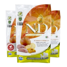 N&D GF Pumpkin Dog Adult M/L Boar & Apple 12 kg