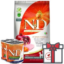 N&D GF Pumpkin Dog Adult M/L Chicken & Pomegranate 12 kg