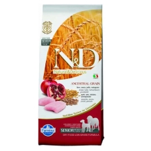 N&D Low Grain Dog Senior M/L Chicken & Pomegranate 12 kg