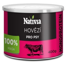 Nativia konzerva hovězí maso 400 g