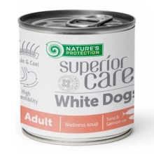 Nature's Protection Superior Care White Dogs Wellness Soup Tuna & Salmon 140 ml