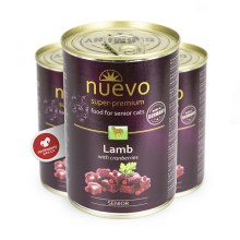 Nuevo Cat konzerva Senior Lamb & Cranberries 400 g
