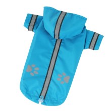 O'lala Pets bunda lehká šusťáková reflex modrá M 30 cm