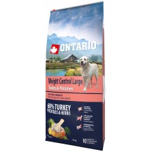 Ontario Adult Large Weight Control Turkey & Potatoes & Herbs 12 kg