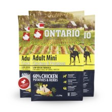 Ontario Adult Mini Chicken & Potatoes & Herbs 2,25 kg