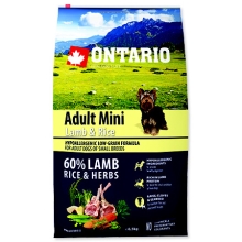 Ontario Adult Mini Lamb & Rice 6,5 kg 