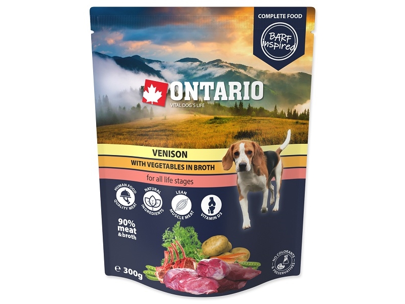 Ontario kapsička Venison with Vegetable in Broth 300 g