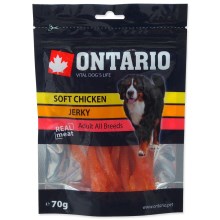 Ontario pochoutka Soft Chicken Jerky 70 g