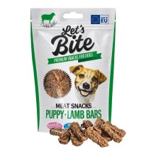 Pamlsky Brit Let’s Bite Meat Snacks Puppy Lamb Bars 80 g