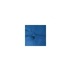 Pelíšek Aminela s okrajem Half & Half modrý 120 cm ARCHIV