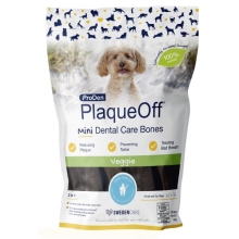 PlaqueOff Mini zeleninové dentální pamlsky pro psy 340 g 