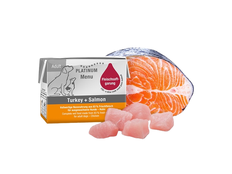 Platinum Natural Menu krocan + losos 90 g
