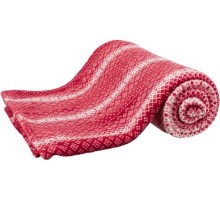 Plyšová deka Trixie Lumi červeno-bílá 100 cm