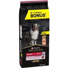 Pro Plan Medium Adult Sensitive Skin Salmon 14+2,5 kg ZDARMA