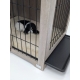 Quapas! Premium Indoor Doghouse dřevěná klec pro psa vel. M