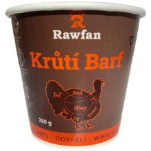 Rawfan BARF mražený krůtí komplet pro dospělé psy 250 g
