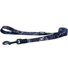 Rogz Fusion Classic vodítko Midnight Black vel. XL