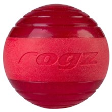 Rogz Squeekz míček pro psy červený 6,4 cm