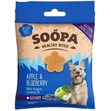 Soopa Healthy Bites pamlsky s jablkem a borůvkou 50 g