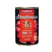 Steakhouse konzerva pro psy Pure Beef 400 g