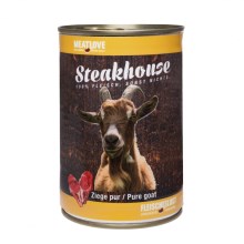 Steakhouse konzerva pro psy Pure Goat 400 g