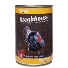 Steakhouse konzerva pro psy Pure Turkey 400 g