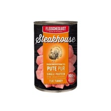 Steakhouse konzerva pro psy Pure Turkey 400 g