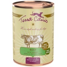 Terra Canis Classic konzerva hovězí s mrkví, jablkem a rýží 400 g