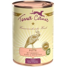 Terra Canis Classic konzerva krůta s brokolicí, hruškou a brambory 400 g