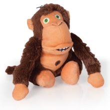 Tommi Crazy Monkey plyšová hračka pro psy hnědá 36 cm
