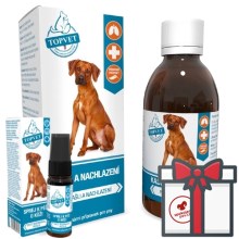 Topvet sirup na kašel a nachlazení pro psy 200 ml Topvet sirup na kašel a nachlazení pro psy 200 ml