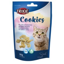 Trixie Cookies sušenky s lososem a catnipem 50 g