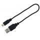 Trixie Flash USB plochý svítící široký obojek modrý 50/3 cm