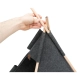 Trixie jeskyňka pro kočky Tipi antracitová 65 cm