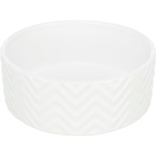 Trixie keramická miska vroubkovaná bílá 1,6 l/20 cm