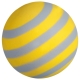 Trixie pěnový míč s proužky 6 cm MIX barev ARCHIV