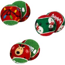 Vánoční hračka Kong SqueakAir míč vel. S (6 ks) VÝPRODEJ