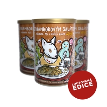 Vánoční konzerva Falco Deluxe ryba s bramborovým salátem 400 g ARCHIV
