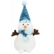 Vánoční plyšový sněhulák s čepičkou Trixie 20 cm ARCHIV