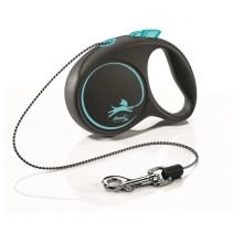 Vodítko Flexi Black Design XS lanko 3 m/8 kg modré